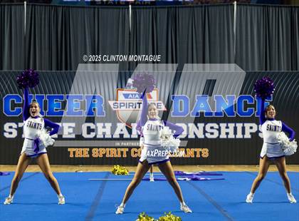 Thumbnail 3 in Notre Dame Prep - Cheer (AIA Division III Final) photogallery.
