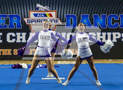 Thumbnail 1 in Notre Dame Prep - Cheer (AIA Division III Final) photogallery.