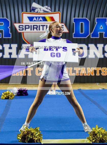 Thumbnail 3 in Notre Dame Prep - Cheer (AIA Division III Final) photogallery.