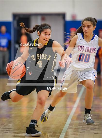 Thumbnail 1 in St. Pius X @ Los Lunas (NMAA 4A District Playoff) photogallery.