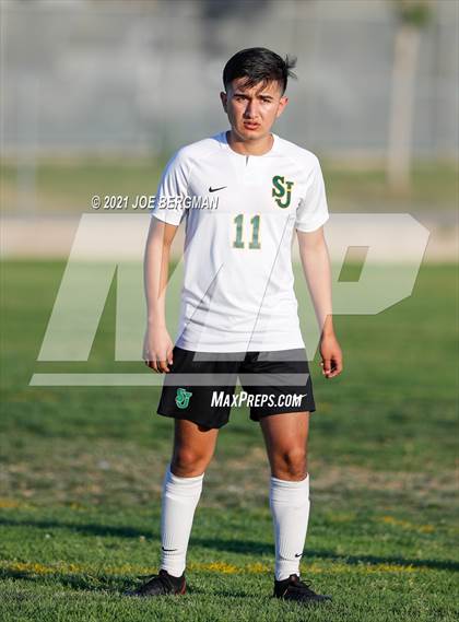 Thumbnail 2 in St. Joseph @ Highland (CIFCS D-3 Playoffs) photogallery.