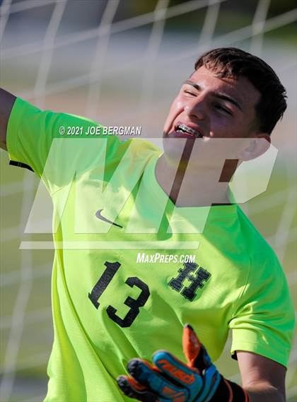 Thumbnail 2 in St. Joseph @ Highland (CIFCS D-3 Playoffs) photogallery.