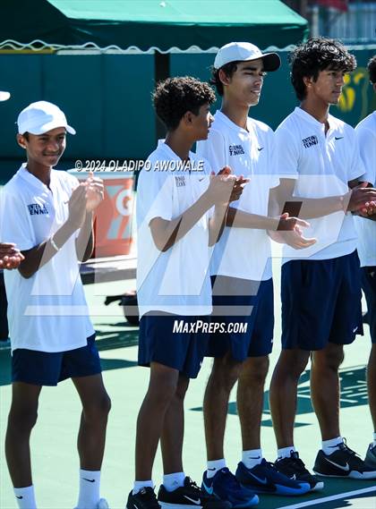 Thumbnail 3 in Wylie vs Centennial (UIL 5A Tennis Final) photogallery.