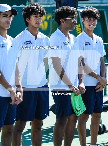 Thumbnail 1 in Wylie vs Centennial (UIL 5A Tennis Final) photogallery.