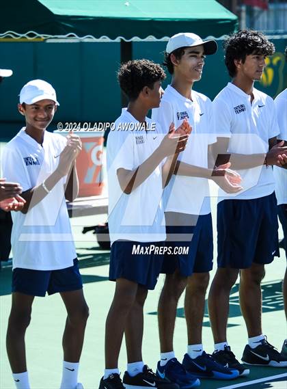 Thumbnail 2 in Wylie vs Centennial (UIL 5A Tennis Final) photogallery.
