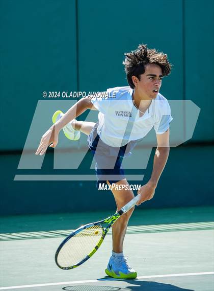 Thumbnail 1 in Wylie vs Centennial (UIL 5A Tennis Final) photogallery.