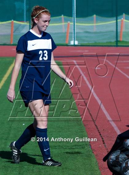 Thumbnail 1 in Calvary Chapel vs Santa Ana Valley (Westminster Girls Soccer Tournament) photogallery.