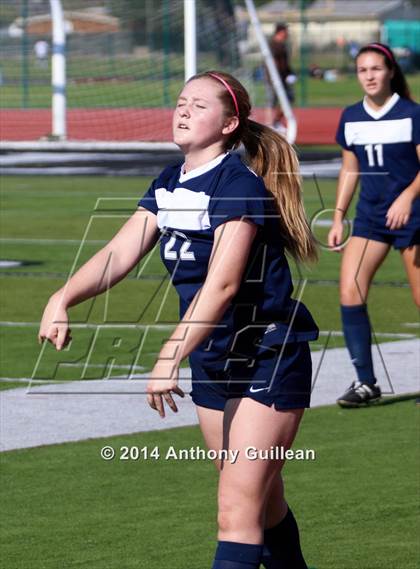 Thumbnail 1 in Calvary Chapel vs Santa Ana Valley (Westminster Girls Soccer Tournament) photogallery.