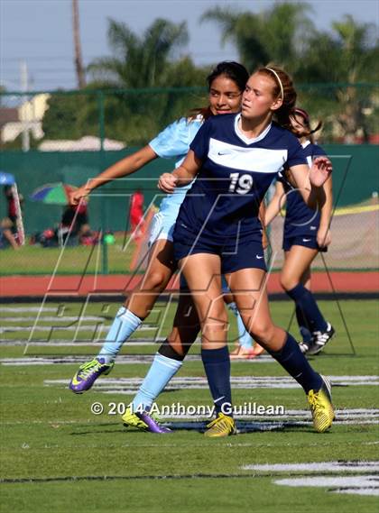Thumbnail 1 in Calvary Chapel vs Santa Ana Valley (Westminster Girls Soccer Tournament) photogallery.