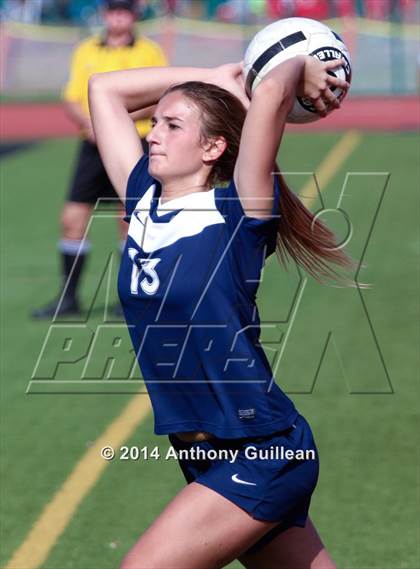 Thumbnail 3 in Calvary Chapel vs Santa Ana Valley (Westminster Girls Soccer Tournament) photogallery.