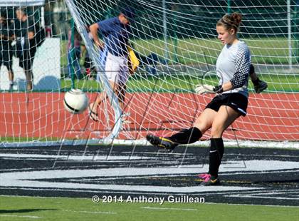 Thumbnail 2 in Calvary Chapel vs Santa Ana Valley (Westminster Girls Soccer Tournament) photogallery.