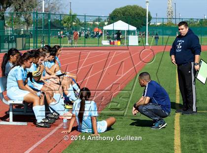 Thumbnail 2 in Calvary Chapel vs Santa Ana Valley (Westminster Girls Soccer Tournament) photogallery.