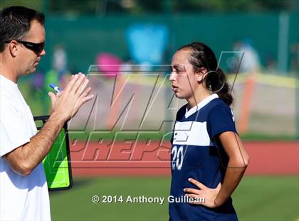 Thumbnail 3 in Calvary Chapel vs Santa Ana Valley (Westminster Girls Soccer Tournament) photogallery.
