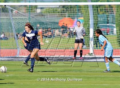 Thumbnail 2 in Calvary Chapel vs Santa Ana Valley (Westminster Girls Soccer Tournament) photogallery.