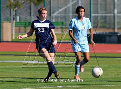 Thumbnail 3 in Calvary Chapel vs Santa Ana Valley (Westminster Girls Soccer Tournament) photogallery.