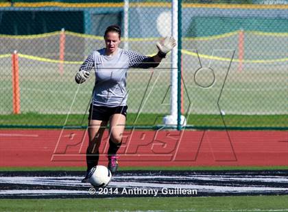 Thumbnail 2 in Calvary Chapel vs Santa Ana Valley (Westminster Girls Soccer Tournament) photogallery.