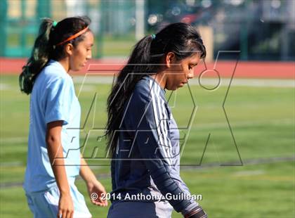 Thumbnail 1 in Calvary Chapel vs Santa Ana Valley (Westminster Girls Soccer Tournament) photogallery.