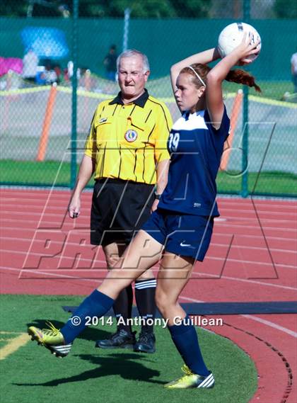 Thumbnail 3 in Calvary Chapel vs Santa Ana Valley (Westminster Girls Soccer Tournament) photogallery.