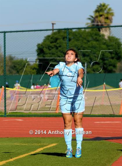 Thumbnail 1 in Calvary Chapel vs Santa Ana Valley (Westminster Girls Soccer Tournament) photogallery.