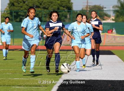Thumbnail 2 in Calvary Chapel vs Santa Ana Valley (Westminster Girls Soccer Tournament) photogallery.