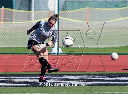 Thumbnail 3 in Calvary Chapel vs Santa Ana Valley (Westminster Girls Soccer Tournament) photogallery.