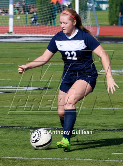 Thumbnail 2 in Calvary Chapel vs Santa Ana Valley (Westminster Girls Soccer Tournament) photogallery.