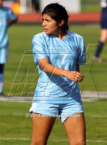 Thumbnail 1 in Calvary Chapel vs Santa Ana Valley (Westminster Girls Soccer Tournament) photogallery.