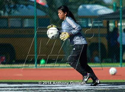 Thumbnail 2 in Calvary Chapel vs Santa Ana Valley (Westminster Girls Soccer Tournament) photogallery.
