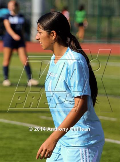 Thumbnail 3 in Calvary Chapel vs Santa Ana Valley (Westminster Girls Soccer Tournament) photogallery.