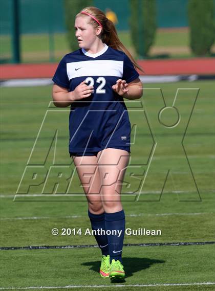 Thumbnail 1 in Calvary Chapel vs Santa Ana Valley (Westminster Girls Soccer Tournament) photogallery.