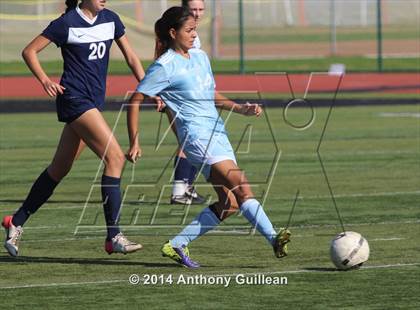 Thumbnail 1 in Calvary Chapel vs Santa Ana Valley (Westminster Girls Soccer Tournament) photogallery.