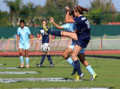 Thumbnail 3 in Calvary Chapel vs Santa Ana Valley (Westminster Girls Soccer Tournament) photogallery.