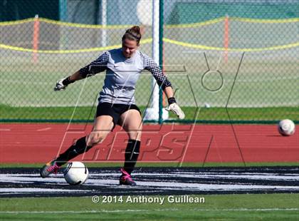 Thumbnail 2 in Calvary Chapel vs Santa Ana Valley (Westminster Girls Soccer Tournament) photogallery.