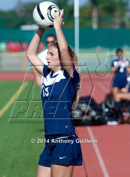 Thumbnail 1 in Calvary Chapel vs Santa Ana Valley (Westminster Girls Soccer Tournament) photogallery.
