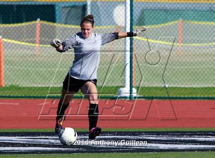 Thumbnail 3 in Calvary Chapel vs Santa Ana Valley (Westminster Girls Soccer Tournament) photogallery.