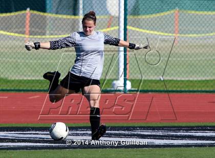 Thumbnail 1 in Calvary Chapel vs Santa Ana Valley (Westminster Girls Soccer Tournament) photogallery.