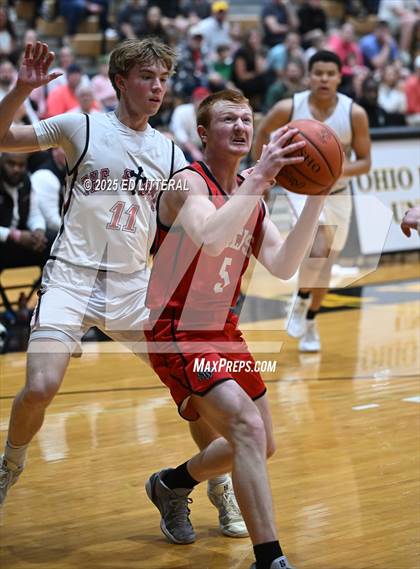 Thumbnail 3 in Cornerstone Academy vs. South Webster (OHSAA DIV VII State Semifinal) photogallery.