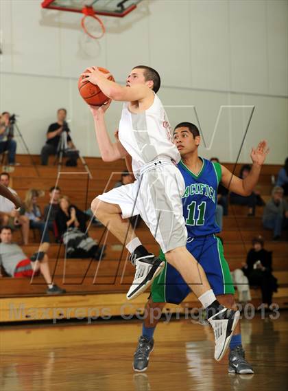 Thumbnail 3 in Pacifica Christian vs. Canyon Crest Academy (MaxPreps Holiday Classic) photogallery.