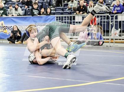 Thumbnail 2 in NYSPHSAA Wrestling Dual Finals  Semi-Finals (Minisink Valley vs Webster Shroeder) photogallery.