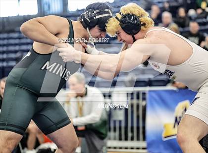 Thumbnail 1 in NYSPHSAA Wrestling Dual Finals  Semi-Finals (Minisink Valley vs Webster Shroeder) photogallery.