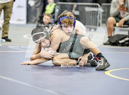 Thumbnail 2 in NYSPHSAA Wrestling Dual Finals  Semi-Finals (Minisink Valley vs Webster Shroeder) photogallery.