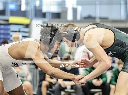 Thumbnail 3 in NYSPHSAA Wrestling Dual Finals  Semi-Finals (Minisink Valley vs Webster Shroeder) photogallery.