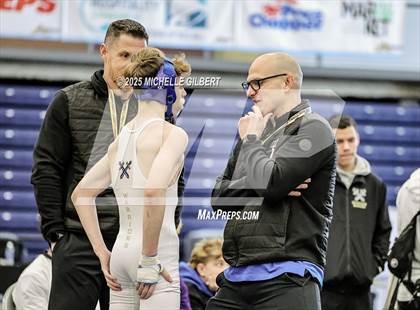 Thumbnail 1 in NYSPHSAA Wrestling Dual Finals  Semi-Finals (Minisink Valley vs Webster Shroeder) photogallery.