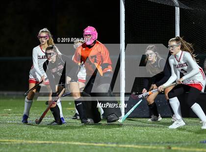 Thumbnail 2 in Lancaster vs Clarence (Section VI Semifinal) photogallery.