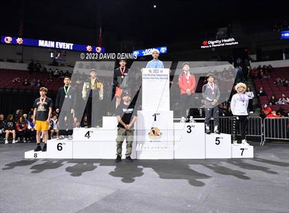 Thumbnail 2 in CIF State Boys Wrestling Championships (Podium Awards) photogallery.