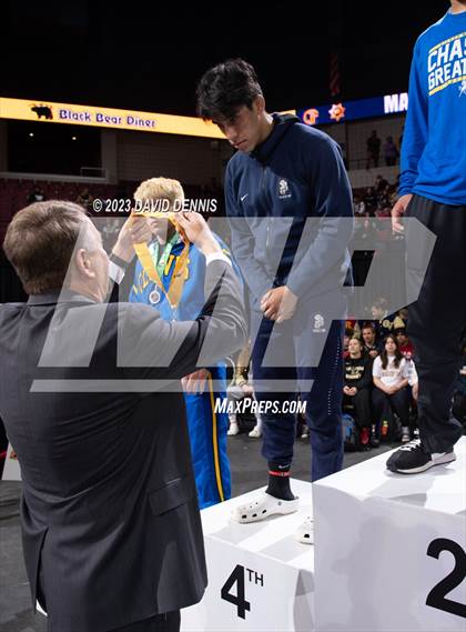 Thumbnail 1 in CIF State Boys Wrestling Championships (Podium Awards) photogallery.