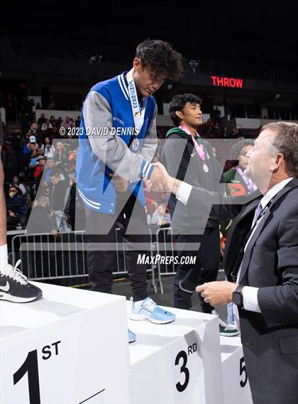 Thumbnail 2 in CIF State Boys Wrestling Championships (Podium Awards) photogallery.