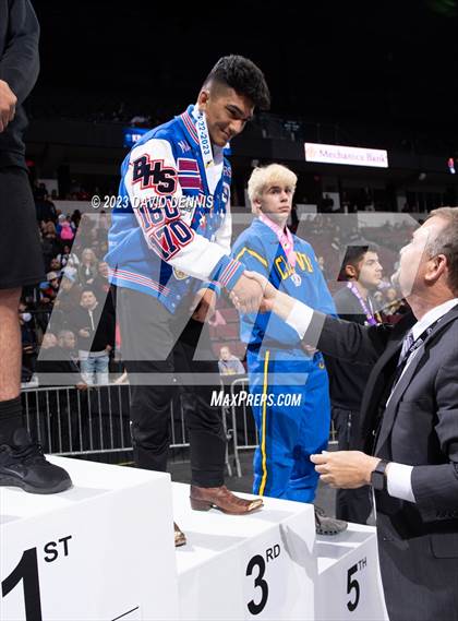 Thumbnail 2 in CIF State Boys Wrestling Championships (Podium Awards) photogallery.