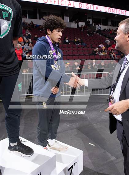 Thumbnail 1 in CIF State Boys Wrestling Championships (Podium Awards) photogallery.