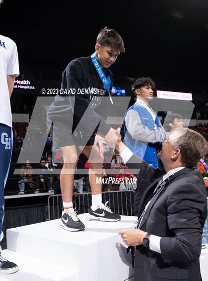 Thumbnail 1 in CIF State Boys Wrestling Championships (Podium Awards) photogallery.